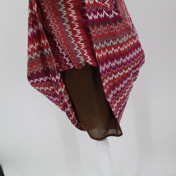 Kay Unger Babydoll Dress Womens 2 Multi Boho Resort Brunch Cocktail Going Out - Picture 7 of 16